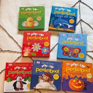 Pop-Up Peekaboo! Kids Book Set - Multicolor